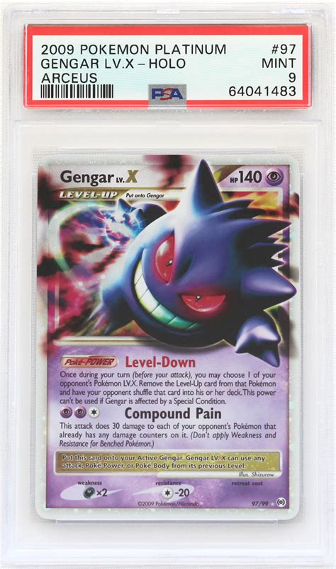 lv x pokemon cards|gengar lv x price.